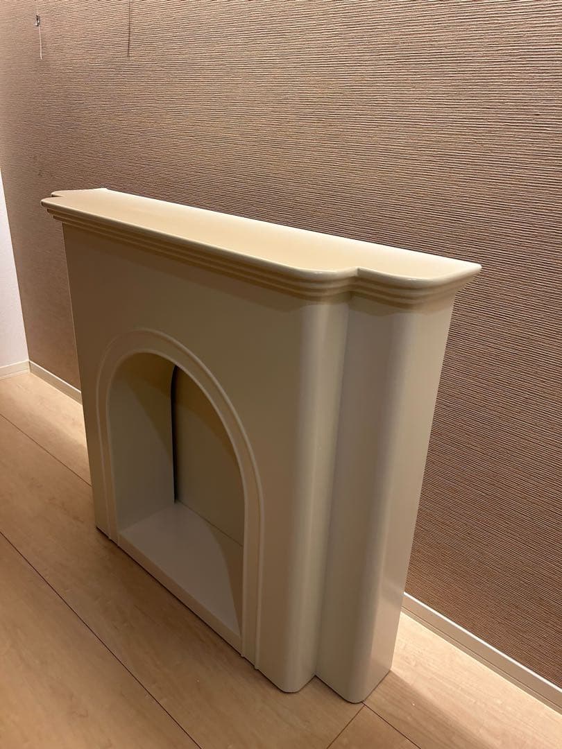 フレンチアーチマントルピース　収納 完成品 ラック オープンラック