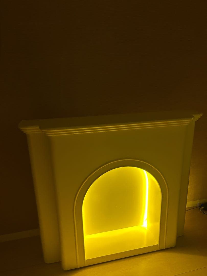 フレンチアーチマントルピース　収納 完成品 ラック オープンラック