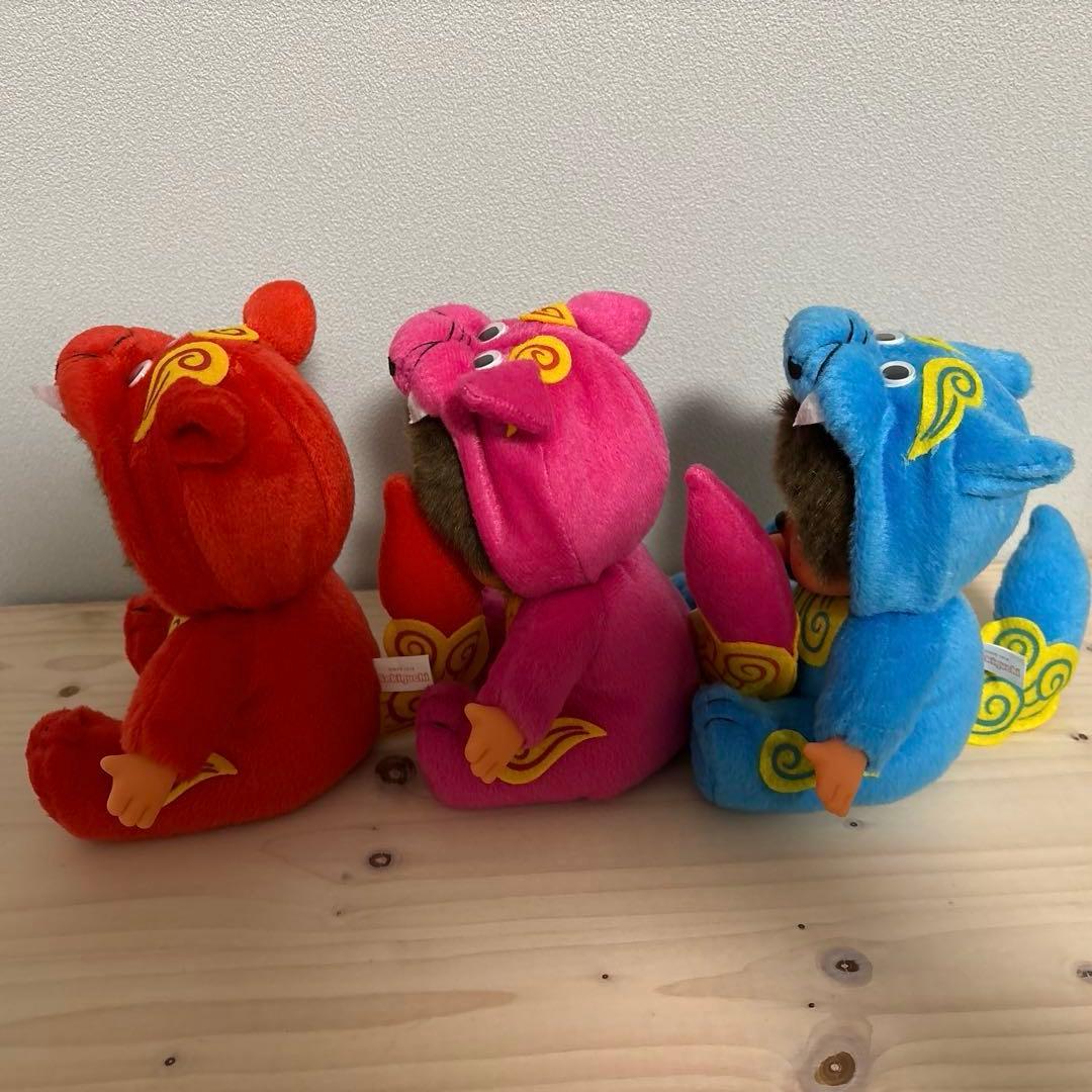 沖縄限定　シーサ　モンチッチ 3体セット