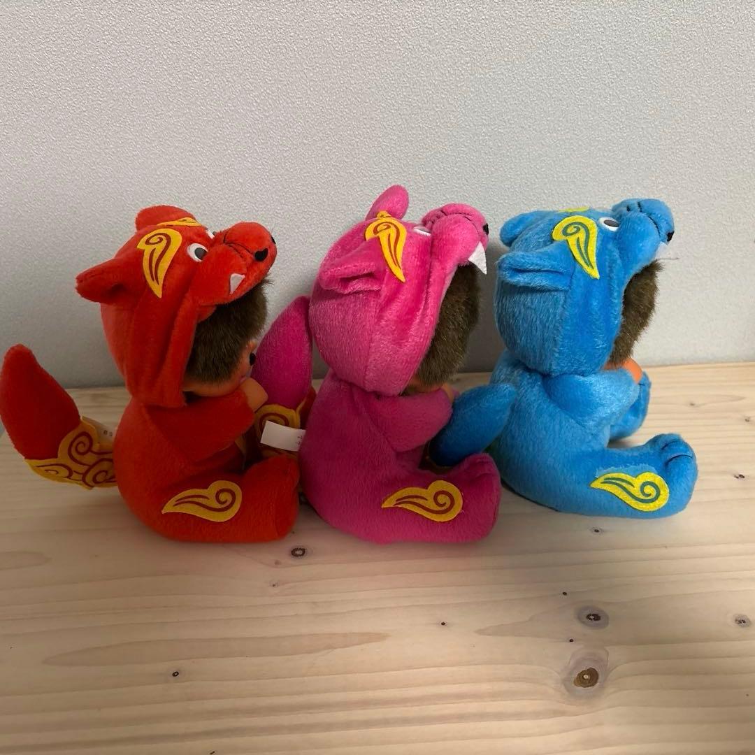 沖縄限定　シーサ　モンチッチ 3体セット