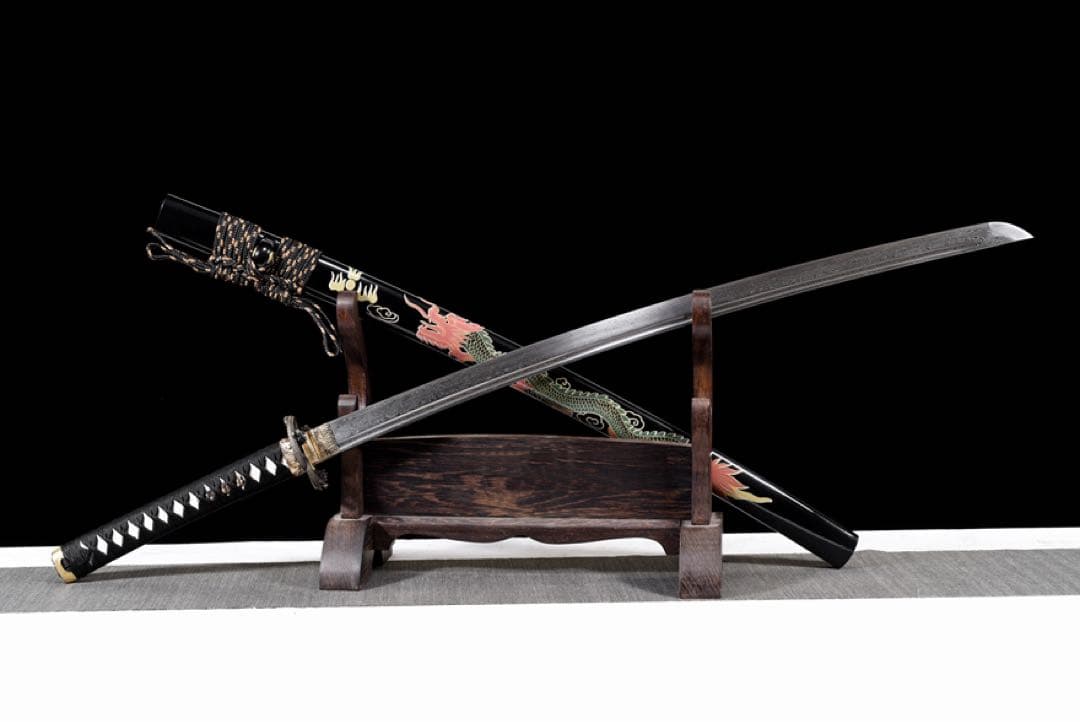 紅焔龍侍 刀装具 日本刀 武具 鑑賞刀 居合刀 模造刀 舞踊刀