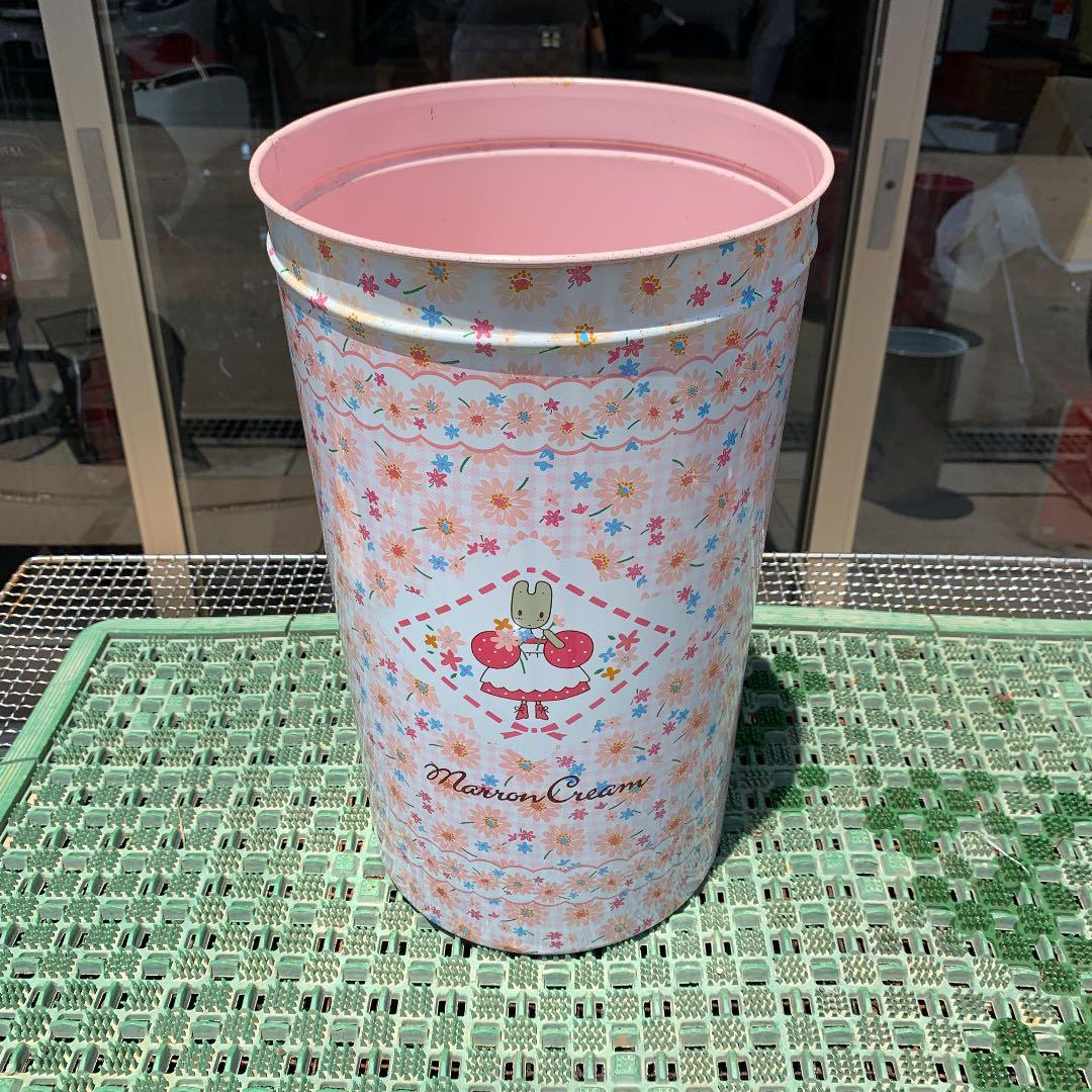 マロンクリーム　ゴミ箱　①