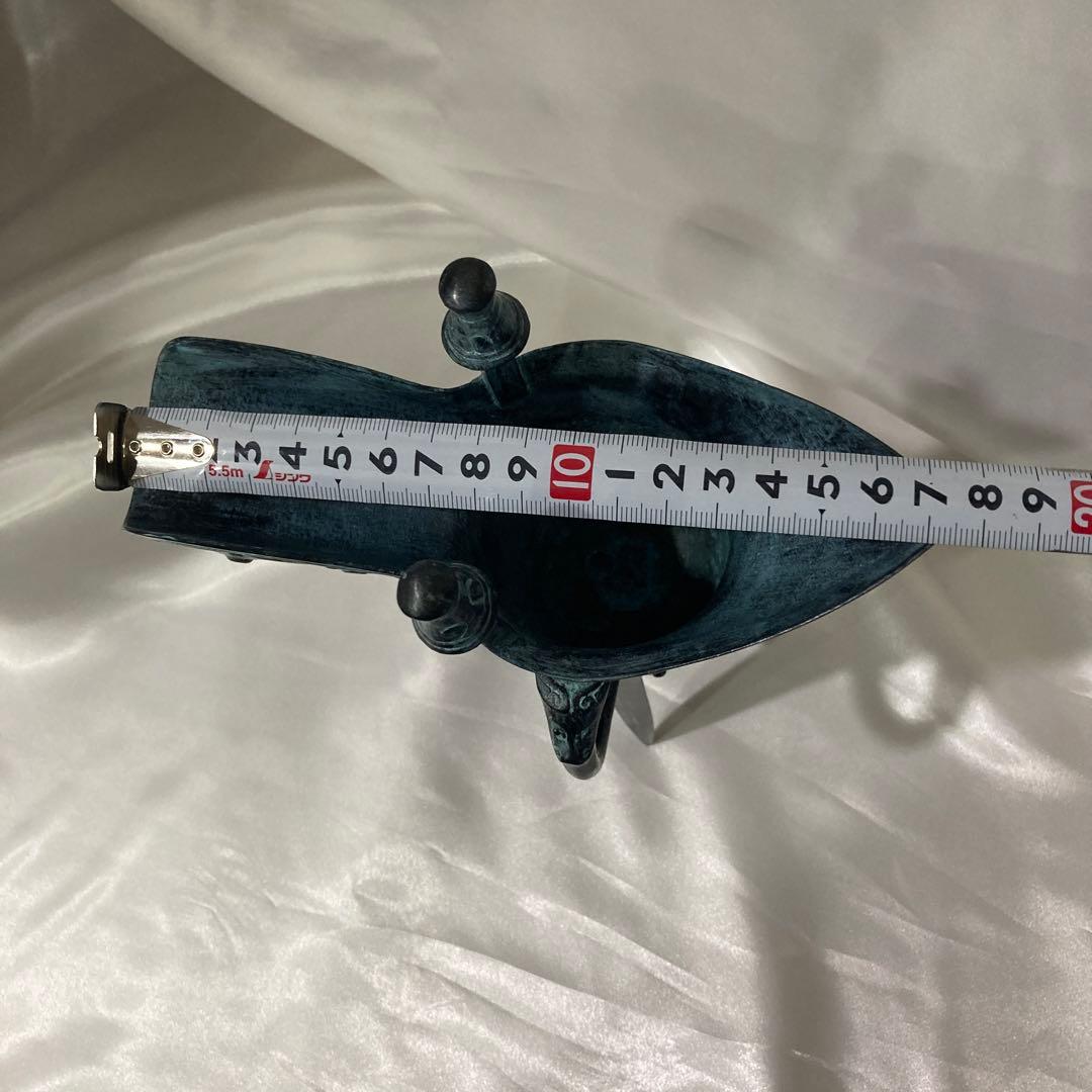 ★希少　骨董★ 香炉　お香　書道　篆刻　金文　爵杯　青銅器　青銅器　鳳紋爵