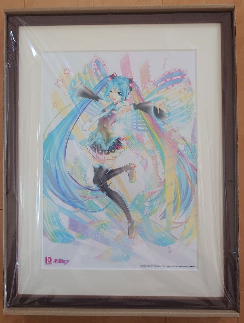 初音ミク １０周年記念ミストグラフ Art by KEI 新品 河出書房新社より『初音ミクの塗り絵 MIKU EXPO 10th Anniversary