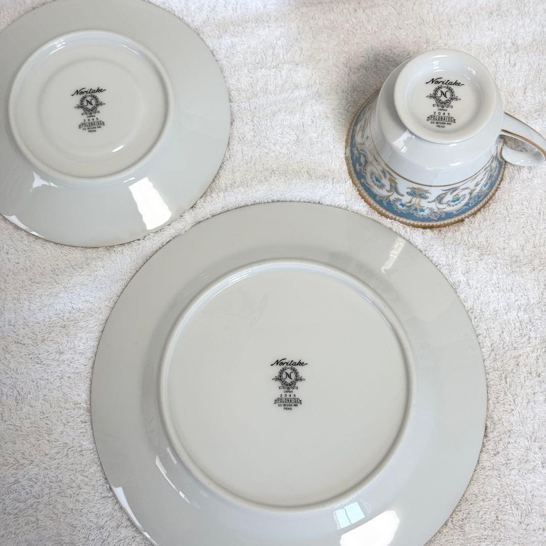 ノリタケ　 Noritake ポロネーズ　カップ&ソーサー　ティーセット