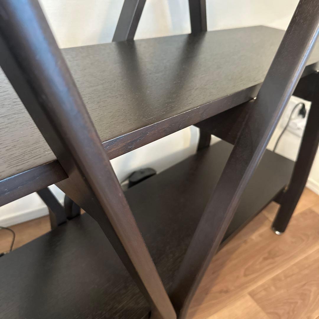 IDC 大塚家具 木製ラック シェルフ アーチ L ロータイプ