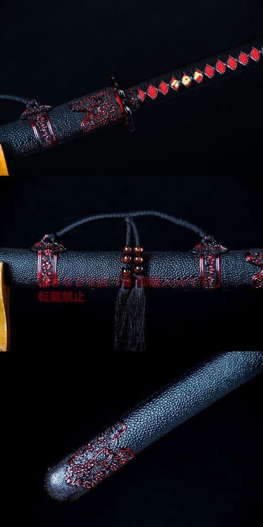 武具 刀装具 日本刀 模造刀 居合刀 烈梅紅誅繍春刀