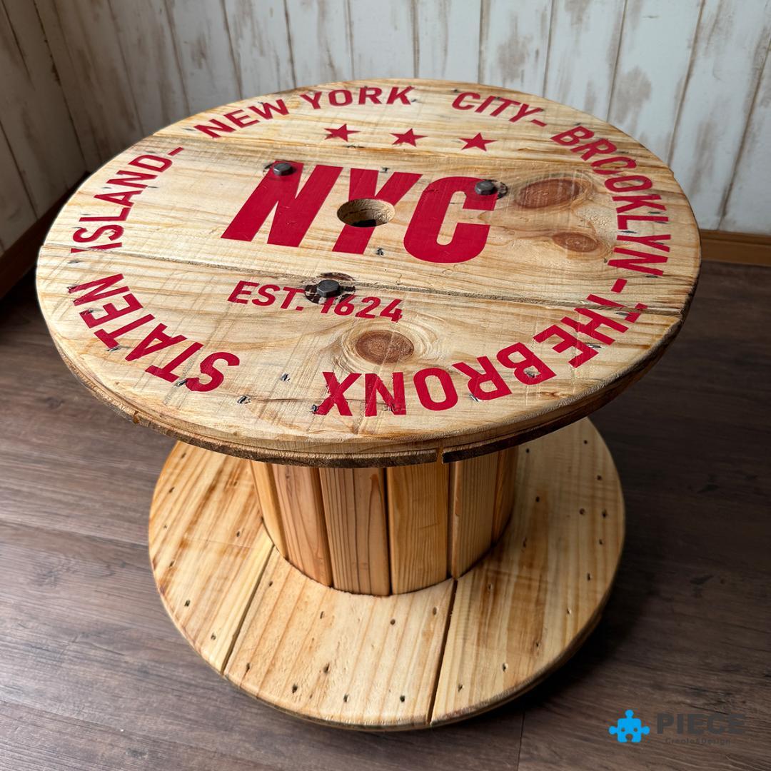 ケーブルドラム 電線ドラム テーブル アメリカン NYC-B 【受注製作】
