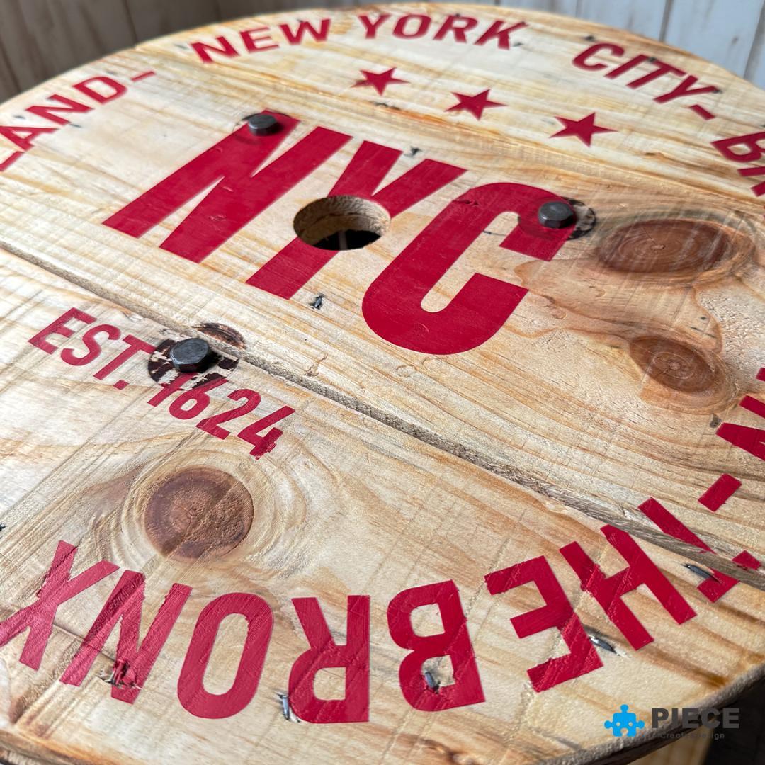 ケーブルドラム 電線ドラム テーブル アメリカン NYC-B 【受注製作】