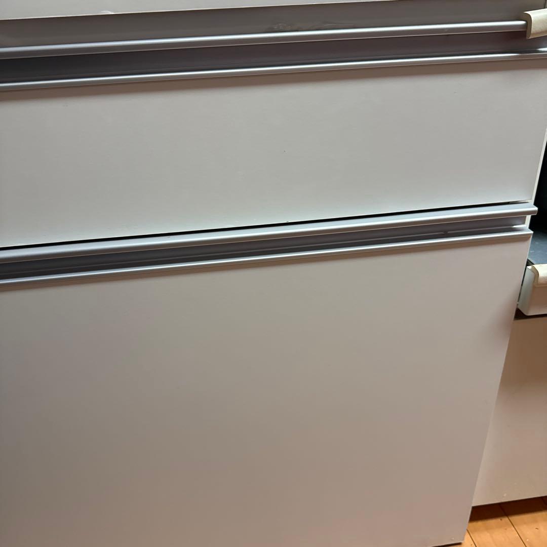 美品DINOS ホワイト キッチンワゴン 約76cmx45cmx高さ85cm - メルカリ