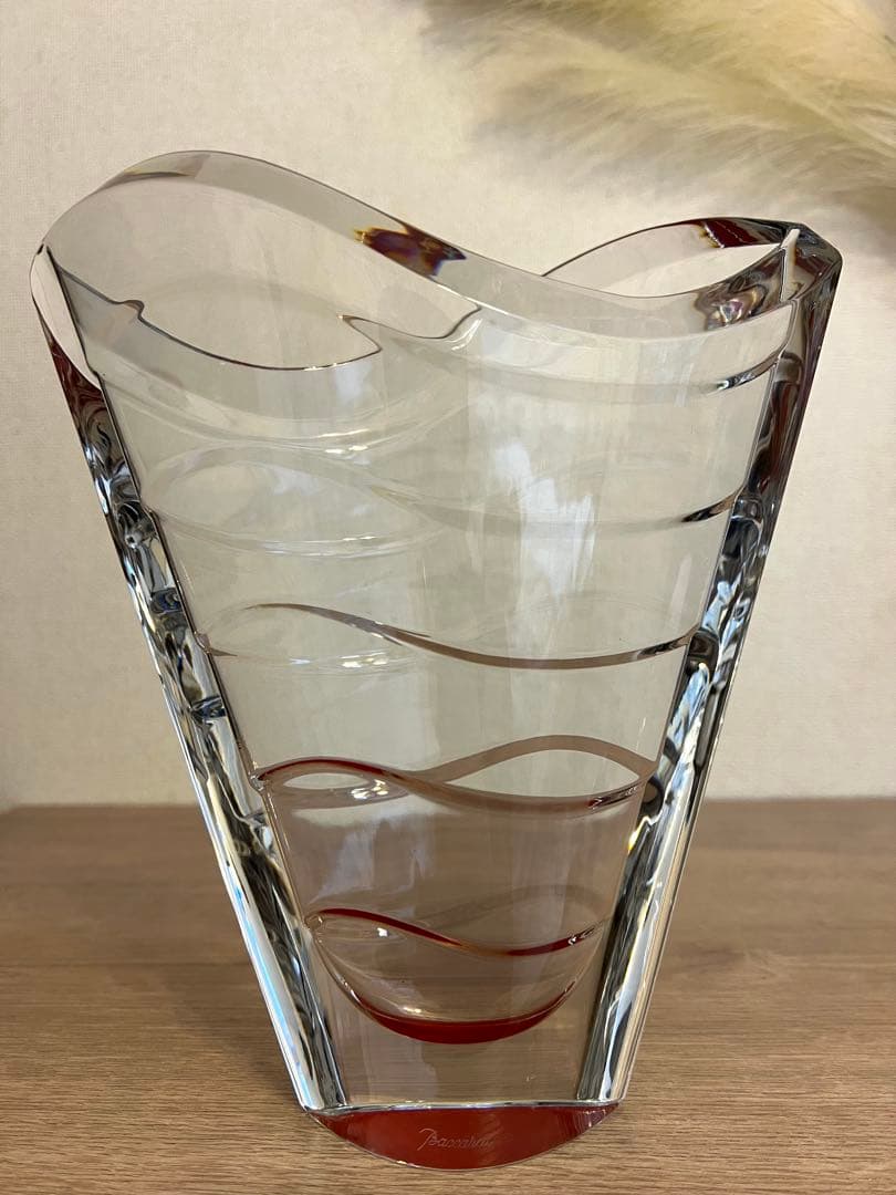 Baccarat バカラ ウェーブ フラワーベース 花瓶 箱付 廃盤品 - メルカリ