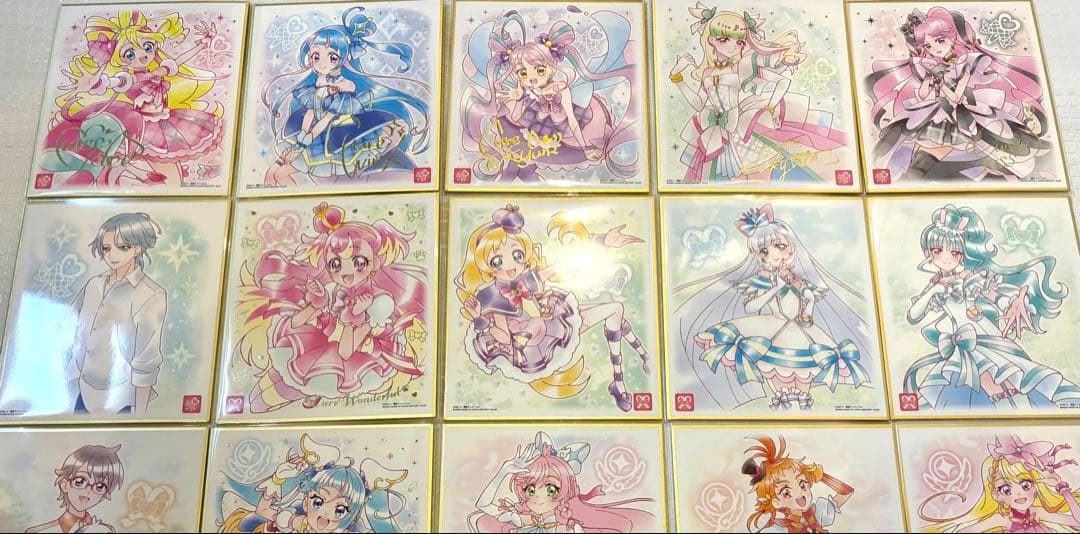 プリキュア 色紙art7 全18種類 18枚 全種類 コンプリート セット ②