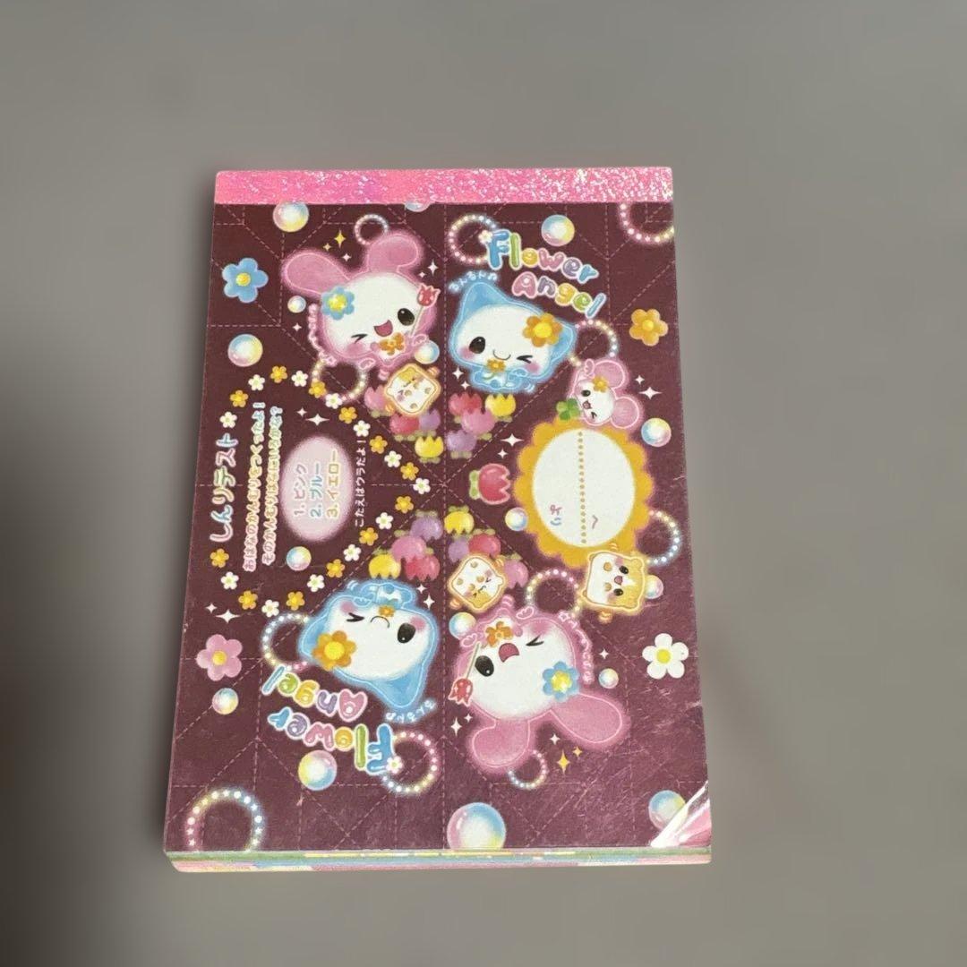 平成レトロ フラワーエンジェル メモ帳 平成女児 - メルカリ