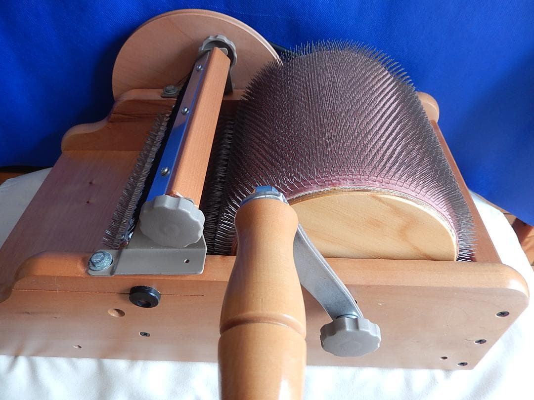 手動式木製ドラムカーダー・アシュフォード