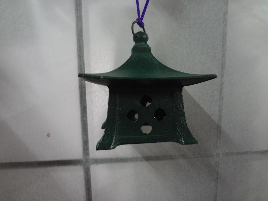 南部鉄器　風鈴　あずまや風鈴合掌造　大サイズ　未使用品