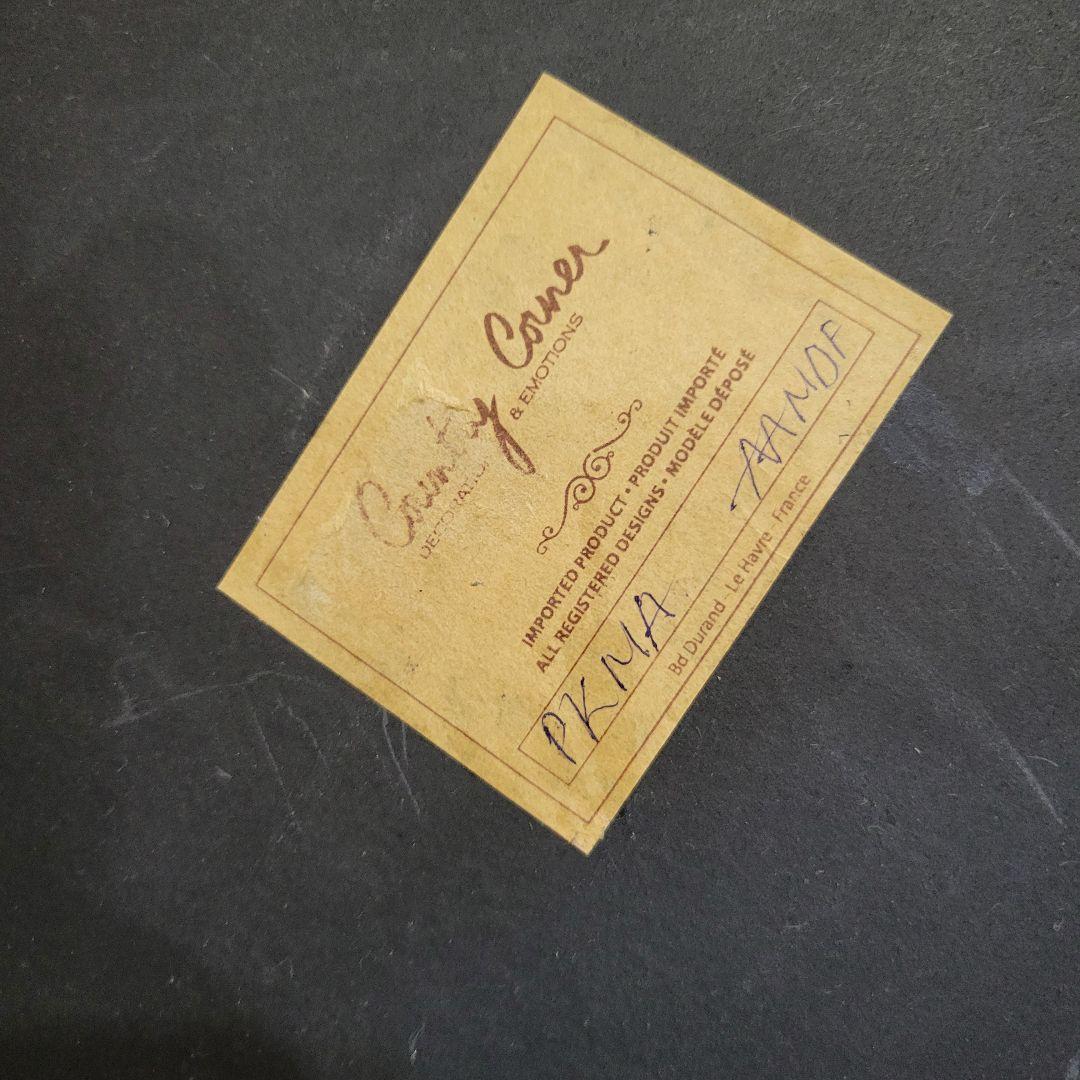 フランス　カントリーコーナー社　壁掛けミラー　シャビーシック