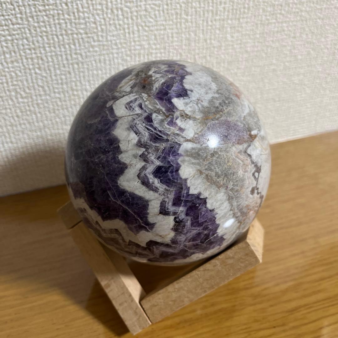 【天然石】ケープアメジスト ドリームアメジスト 丸玉 スフィア 大玉