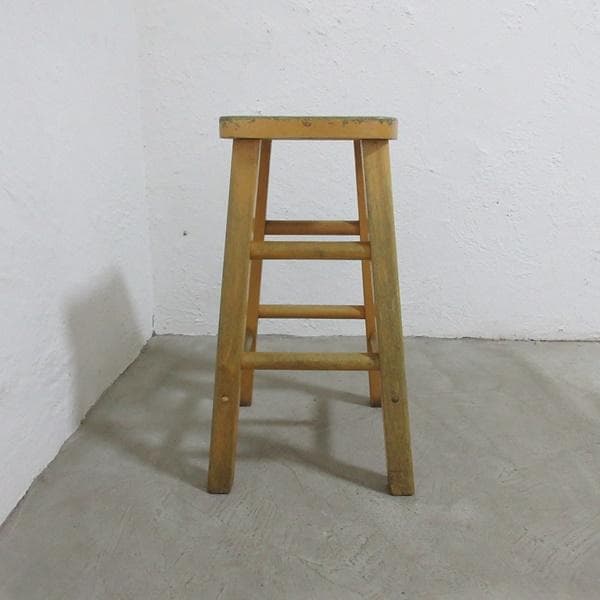 イギリス ビンテージ 家具 ハイスツール カウンタースツール 英国 4775e