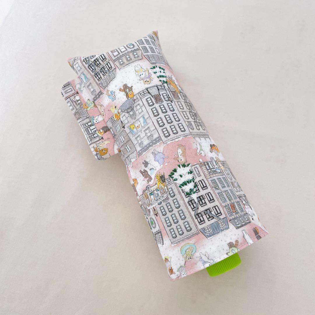 ガーゼハンカチ ユキエモン216 ハンドメイド(ペットボトルカバー