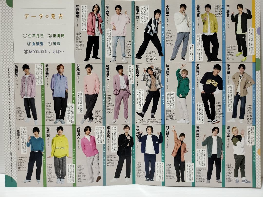 Myojo オールスター メッセージカード 創刊70周年 デタカ データカード