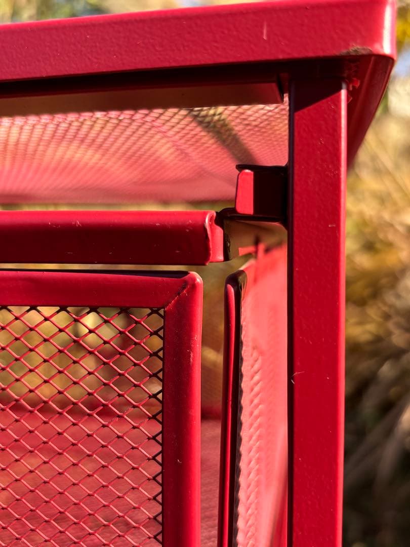 廃盤 稀少品　IKEA ANDY 赤 キッチンワゴン ポストモダン