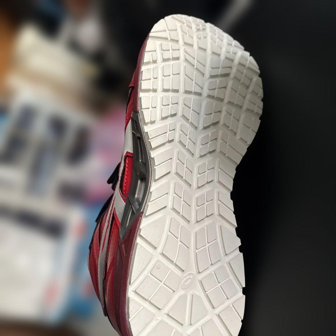 アシックス　asics 安全靴 赤　新品未使用26cm 大幅の値下げお断りします