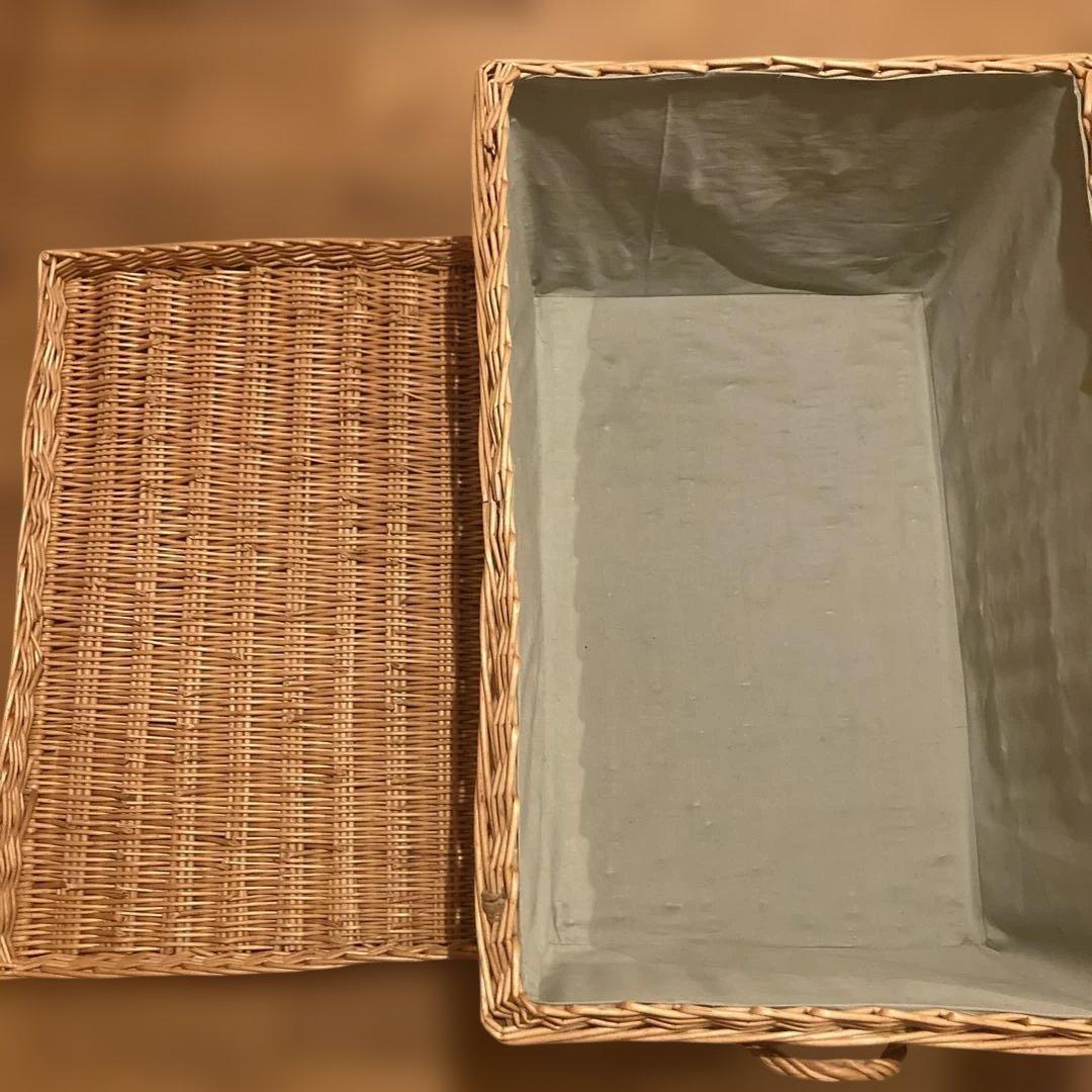 キャトル・セゾン　フランス柳トランク　Lサイズ　雅姫　フランスラタン