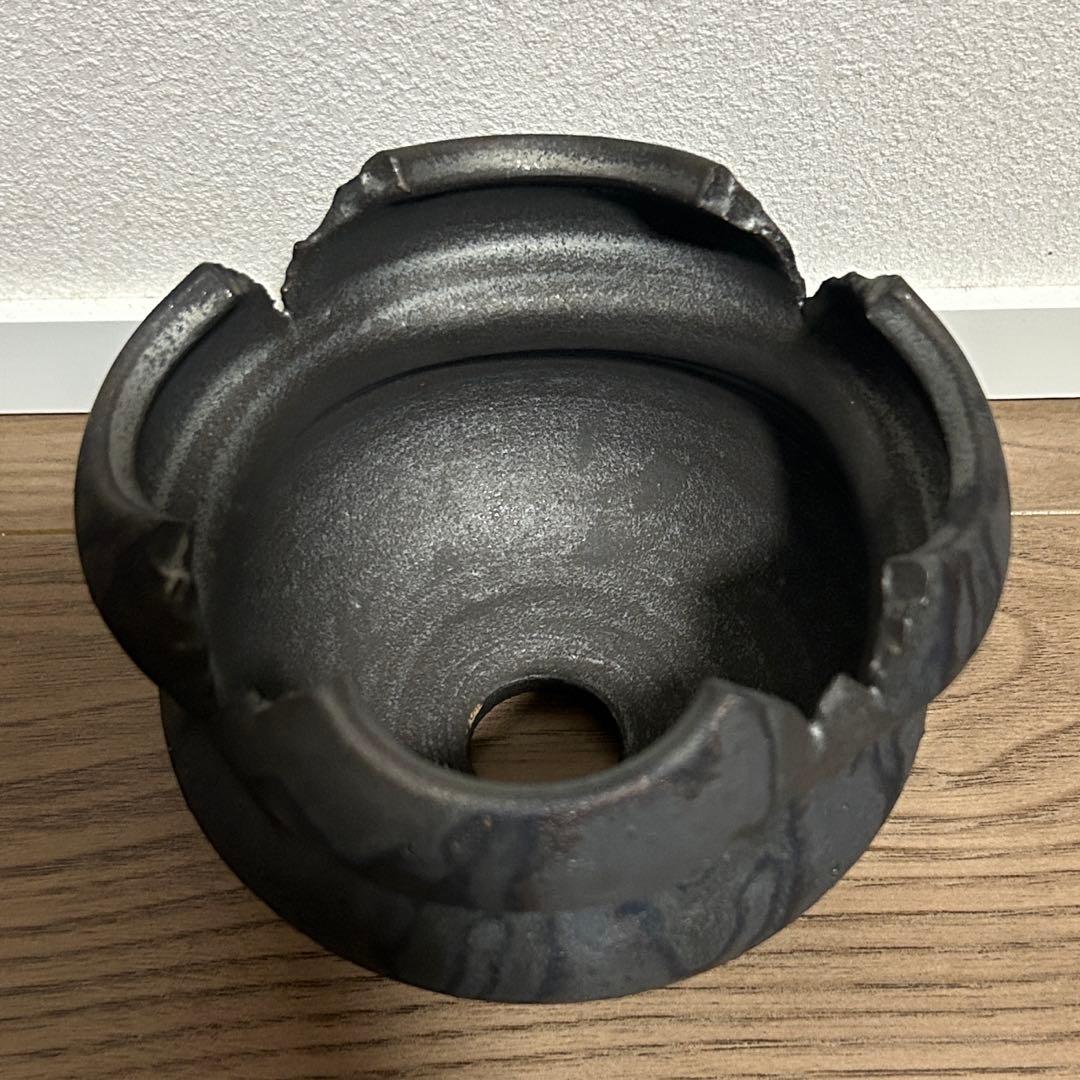 細川政己 y鉢 豹紋 植木鉢 作家鉢 大鉢