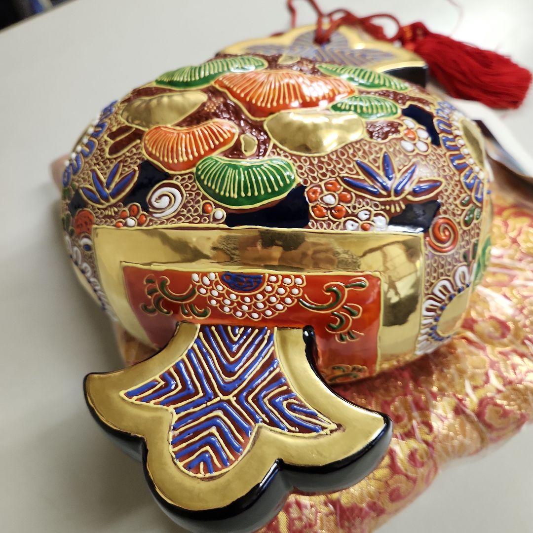 九谷焼　10号小槌　盛(房、布団付)