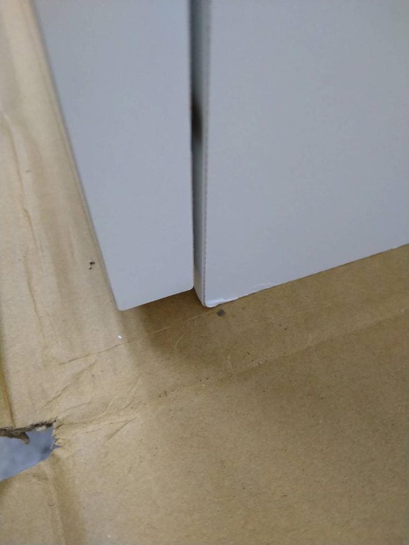 6128 ステンレス天板シンクサイド収納庫3段　幅400