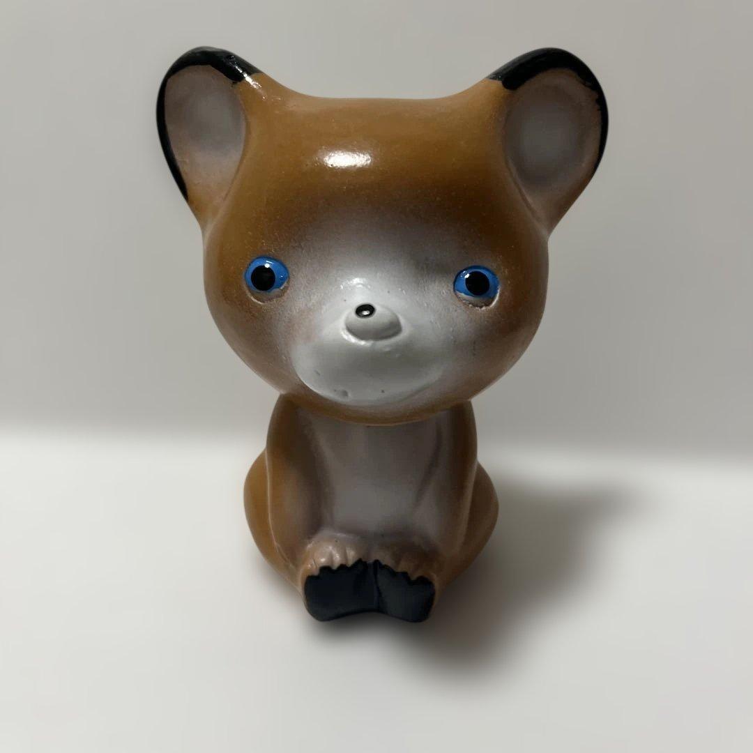 昭和レトロ いぬのトクちゃん 徳陽相互銀行 ソフビ 貯金箱 非売品