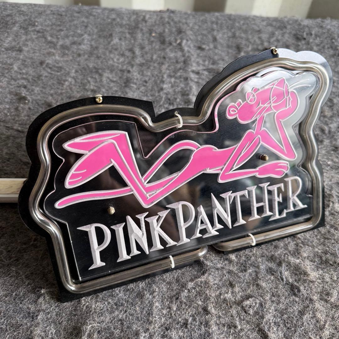 H68希少品✨　ピンクパンサー　ネオン菅　コレクション　喫茶店　アメリカン