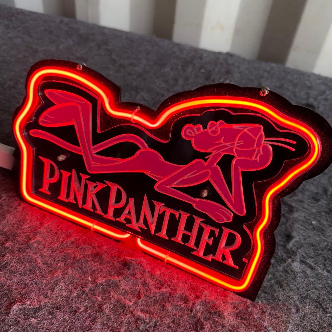 H68希少品✨　ピンクパンサー　ネオン菅　コレクション　喫茶店　アメリカン