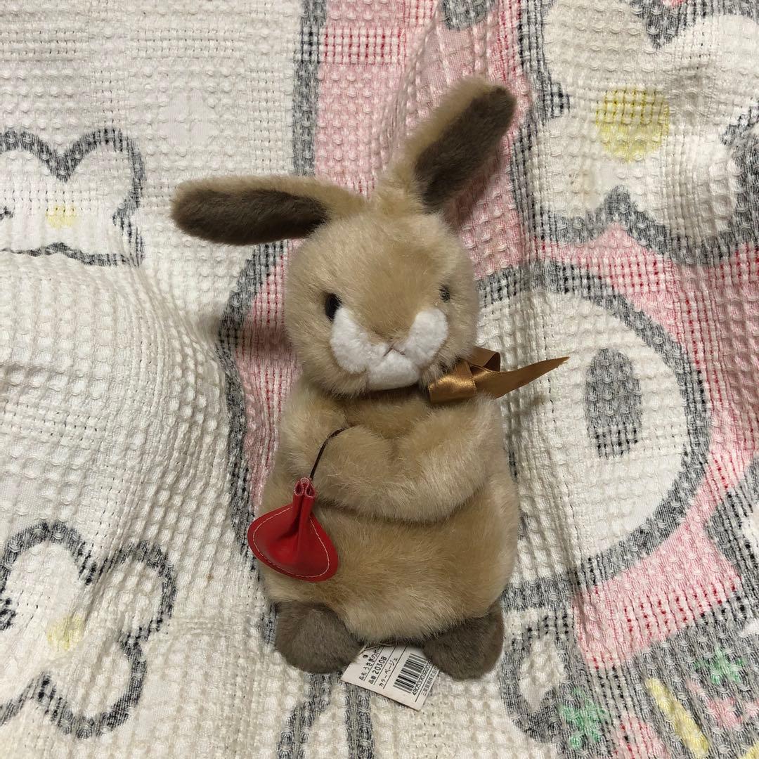 レトロ ぬいぐるみの三英 うさぎのポーチ ぬいぐるみ 中古品 - メルカリ