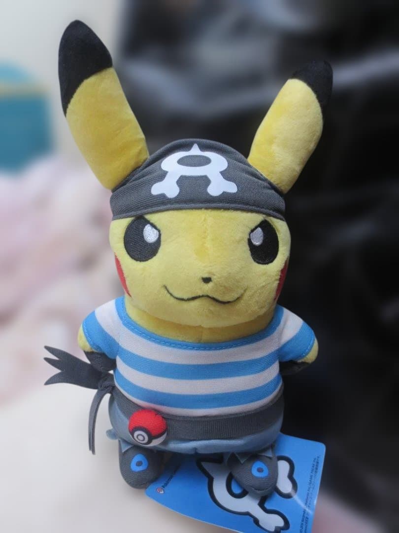 ポケモンセンターオリジナルぬいぐるみ 団員ごっこピカチュウ(アクア団