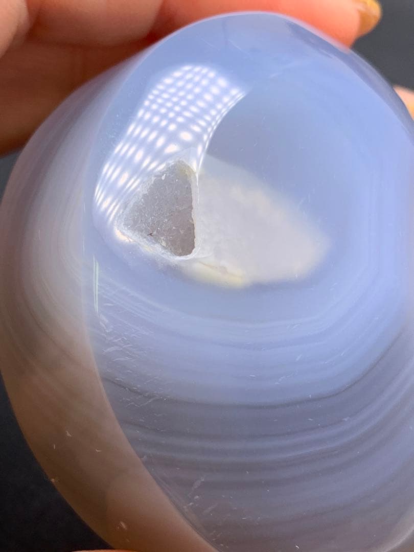 0606169  天然瑪瑙水晶共生月型