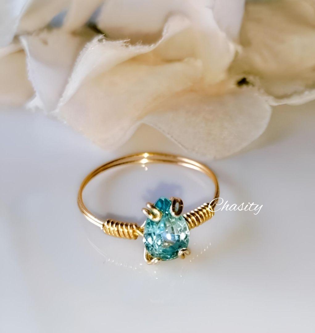 極上の逸品✨ Kgf14 宝石ルース カンボジア産 ディープブルー ジルコン