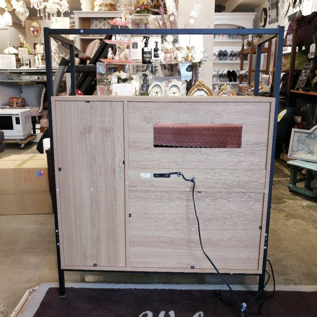 ホームテイスト GREACK グリック ヴィンテージレンジ台 食器棚 ラック