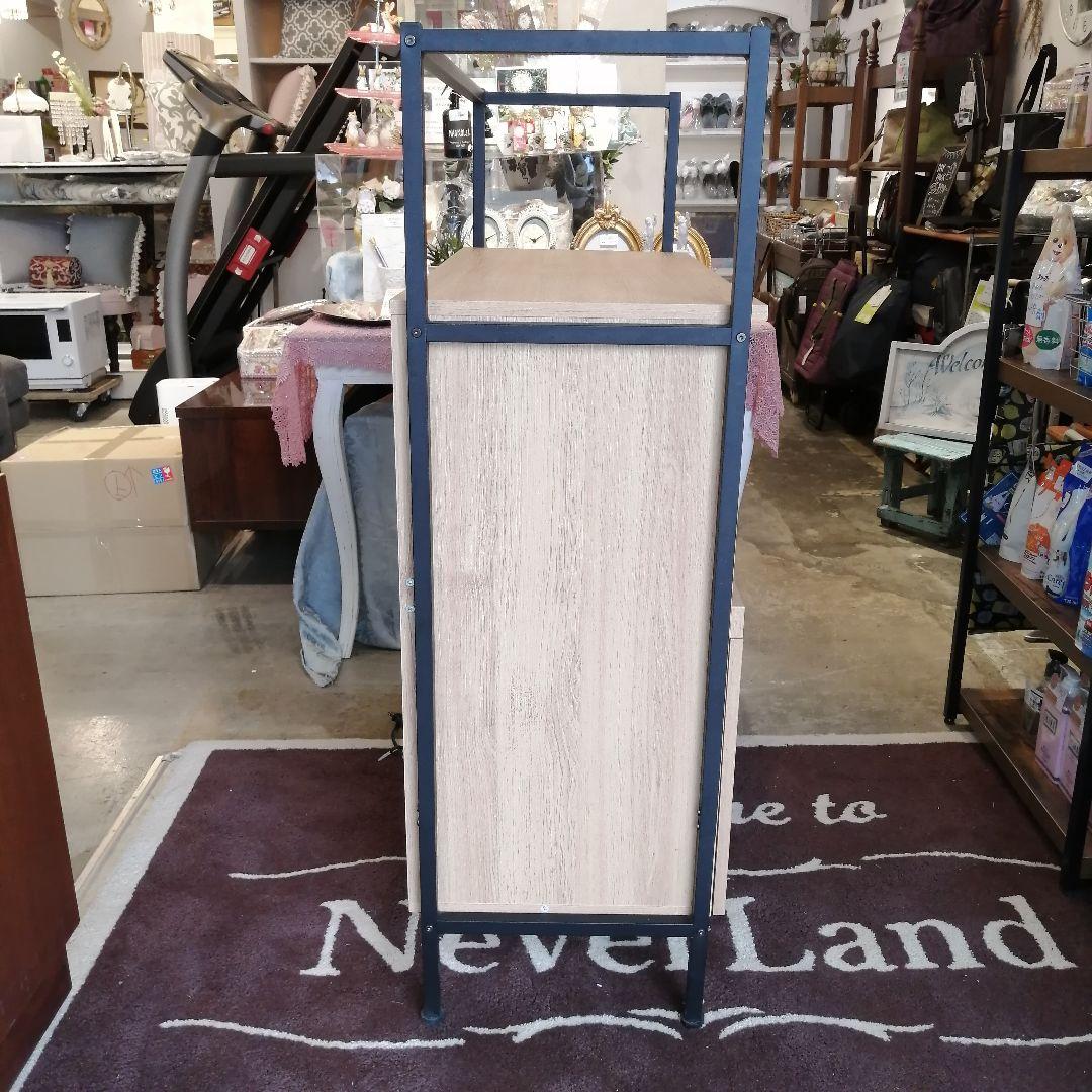 ホームテイスト GREACK グリック ヴィンテージレンジ台 食器棚 ラック