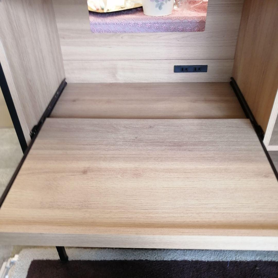 ホームテイスト GREACK グリック ヴィンテージレンジ台 食器棚 ラック