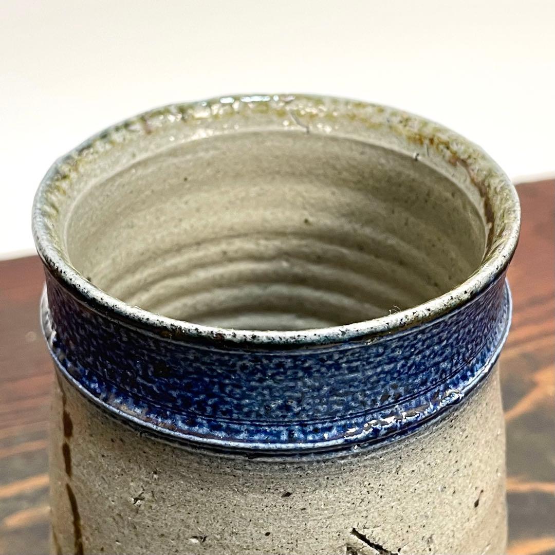 丸田正美 塩釉 作品 ニ点まとめ ビアマグ 花入 花瓶 スティーブ・ハリソン