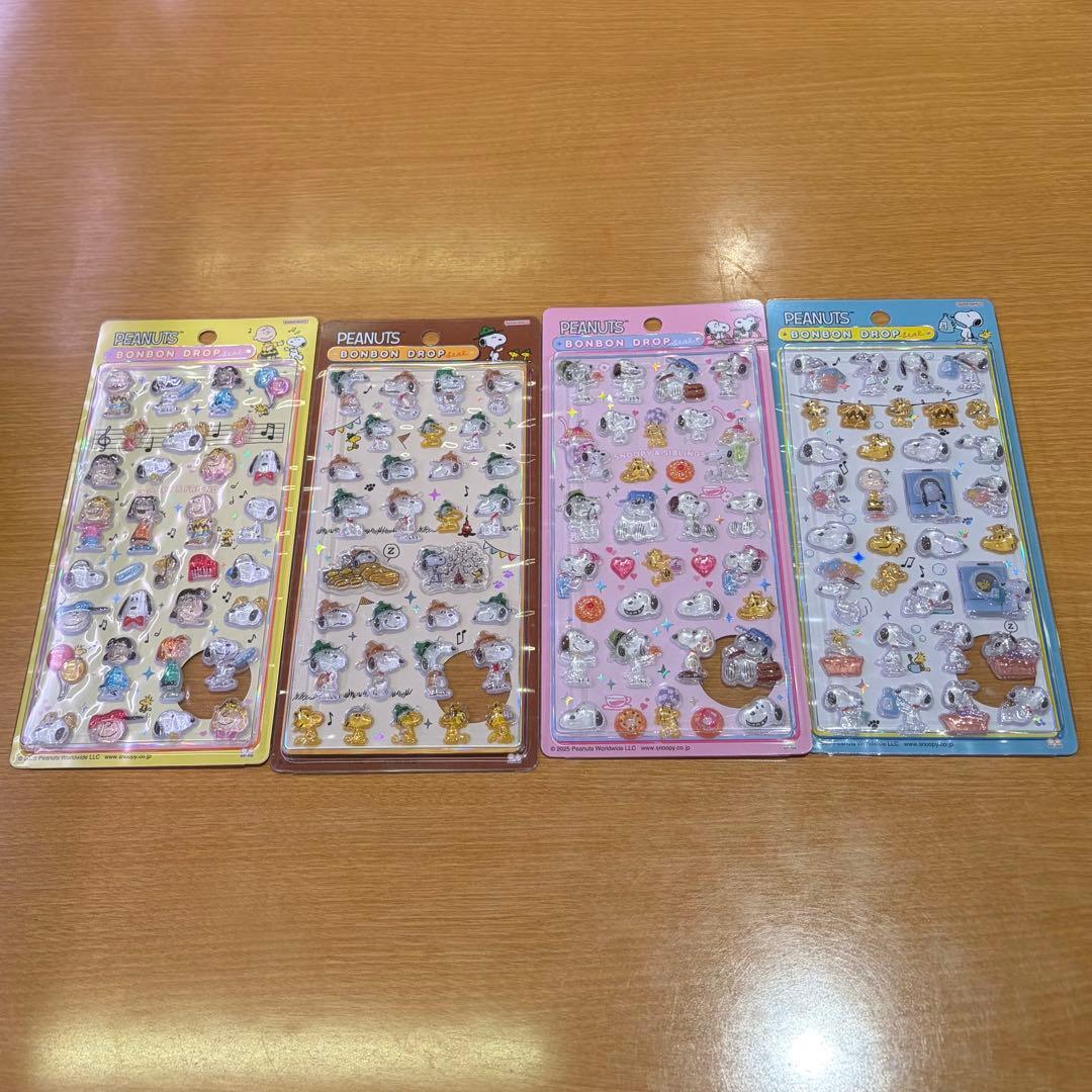 正規品 ボンボンドロップシール スヌーピー 4種セット - メルカリ