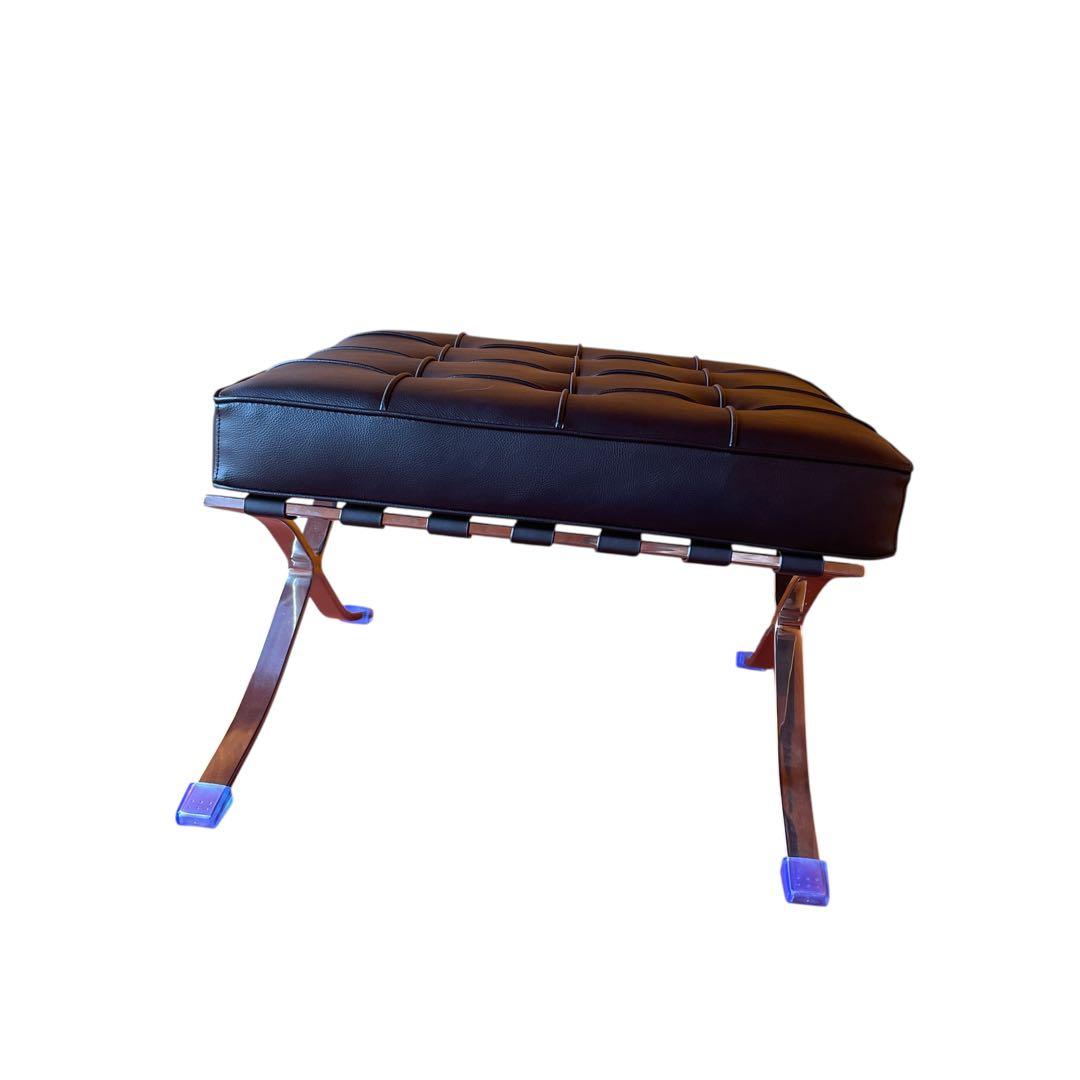 【ほぼ新品】バルセロナチェア オットマン付き リプロダクト品