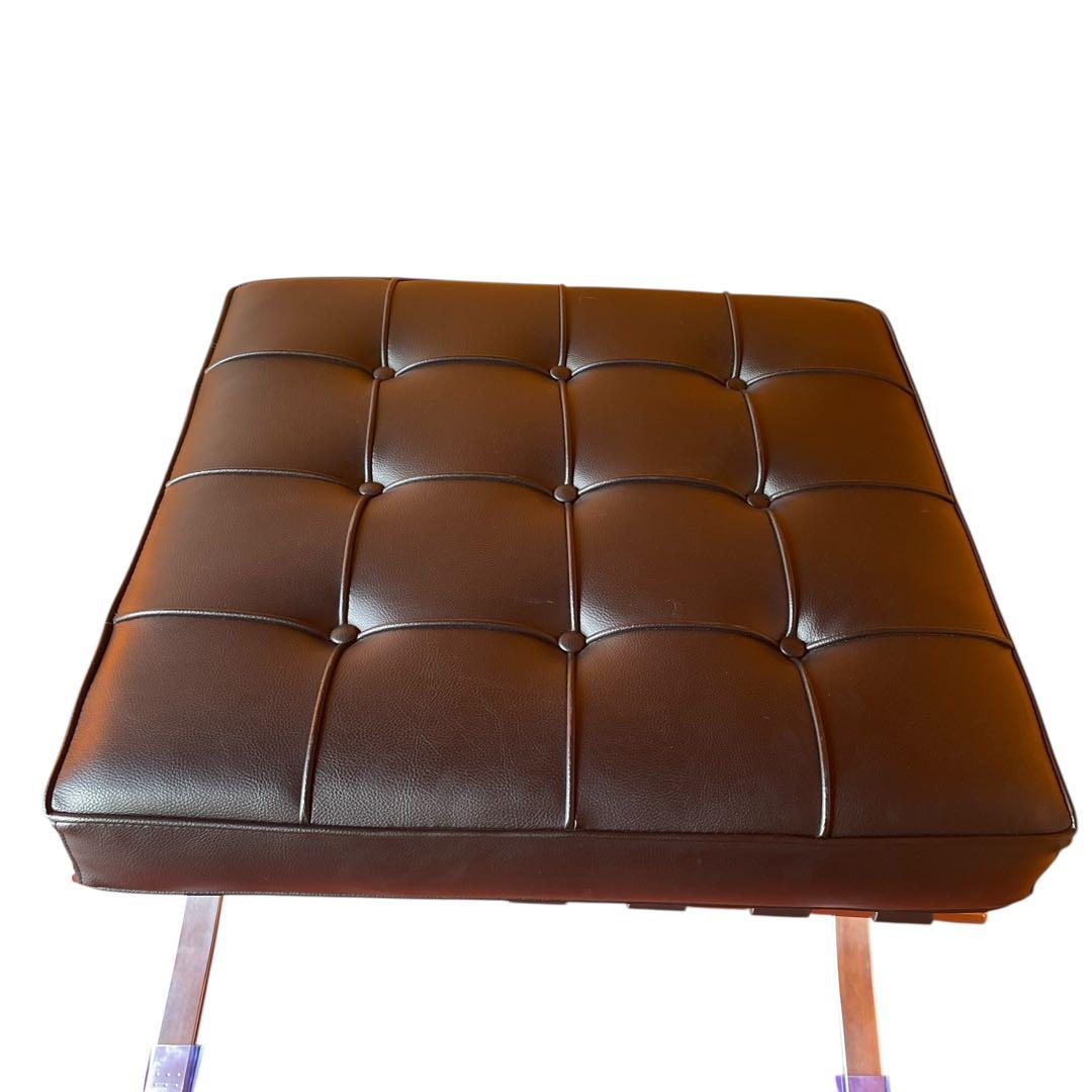 【ほぼ新品】バルセロナチェア オットマン付き リプロダクト品