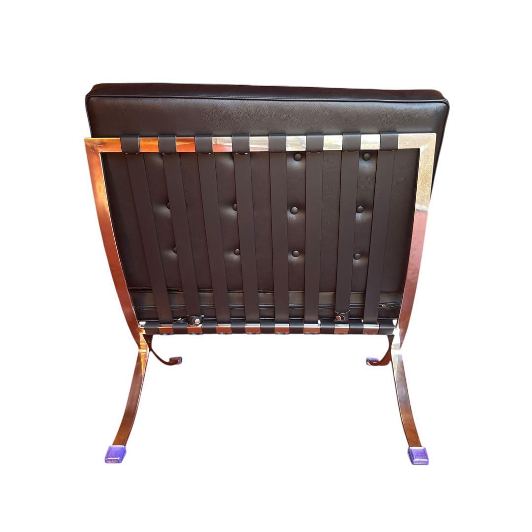 【ほぼ新品】バルセロナチェア オットマン付き リプロダクト品