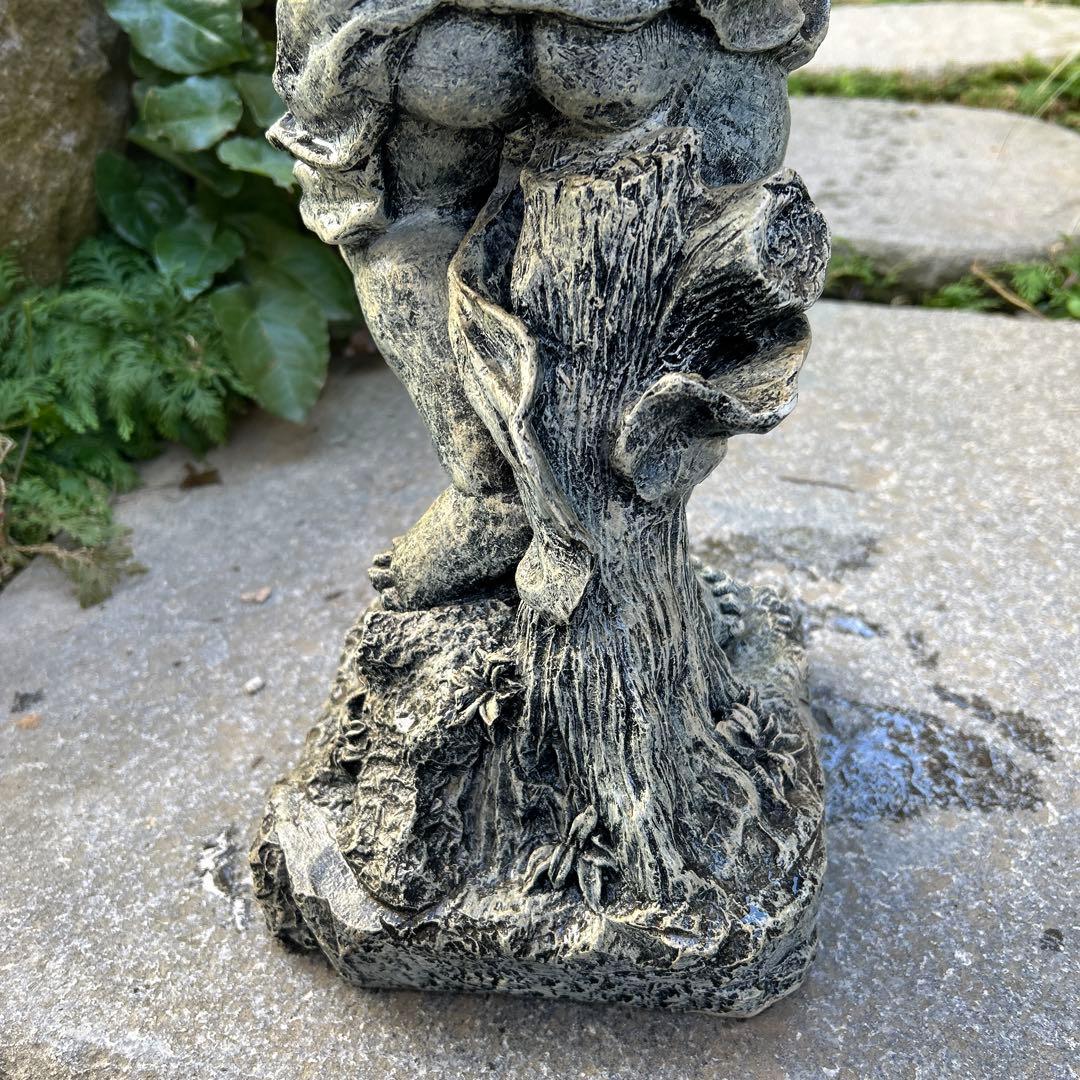 大型ガーデンオーナメント　オブジェ　元気なケルビム　新品未使用保管品