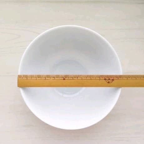 新品　 九谷焼　色絵千段飯碗　梅市松