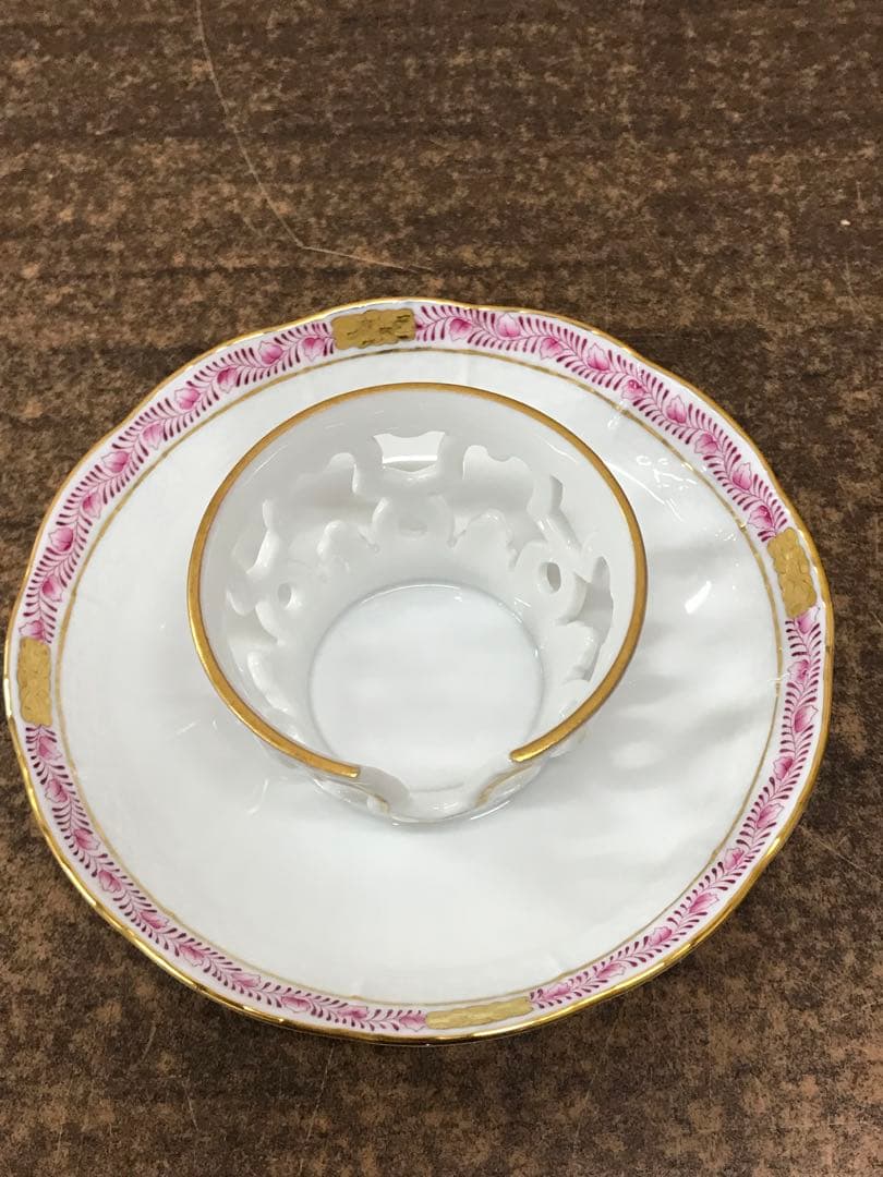 値下！【美品】HEREND ヘレンド　インドの華　C&S