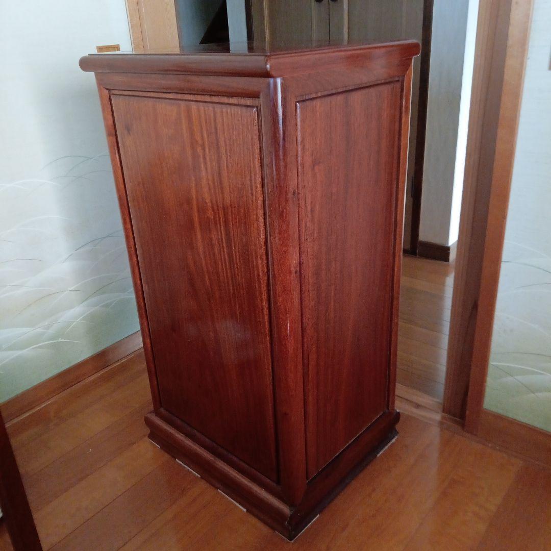 花梨木製キャビネット 6引き出し