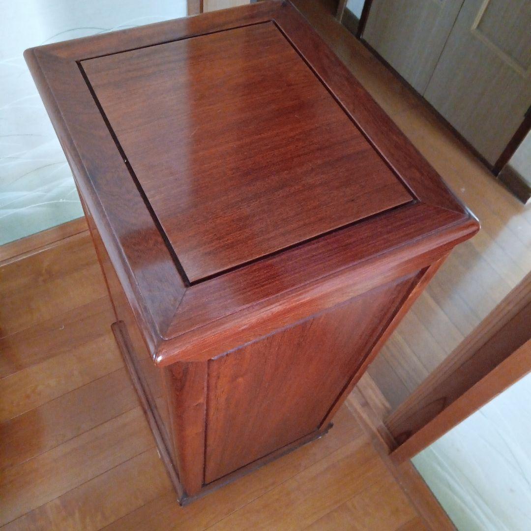 花梨木製キャビネット 6引き出し